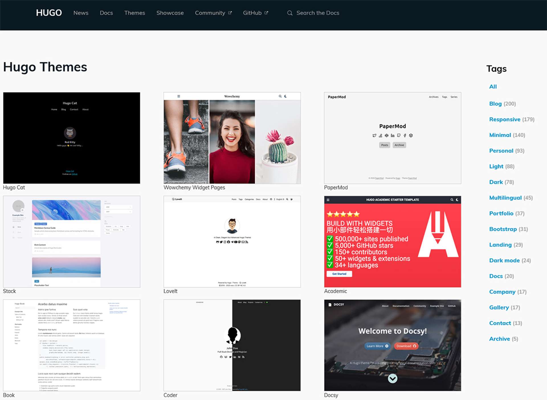 Hugo Templates